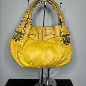 Juicy Couture Yellow Leather Women's Bag